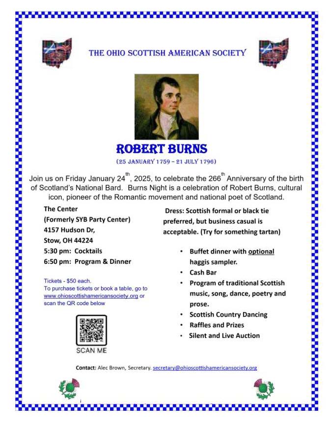 Burns 2025 Flyer