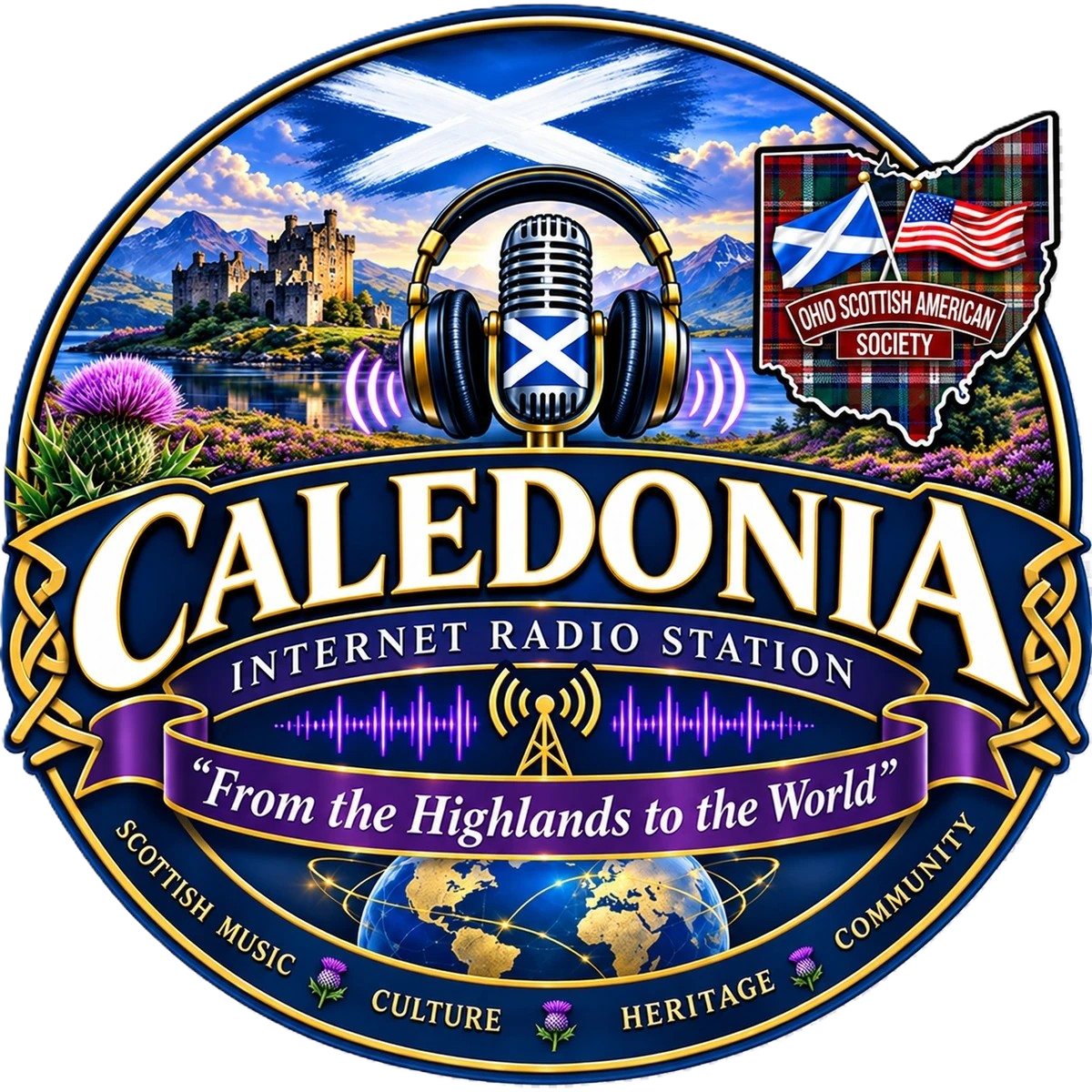 Caledonia Radio logo